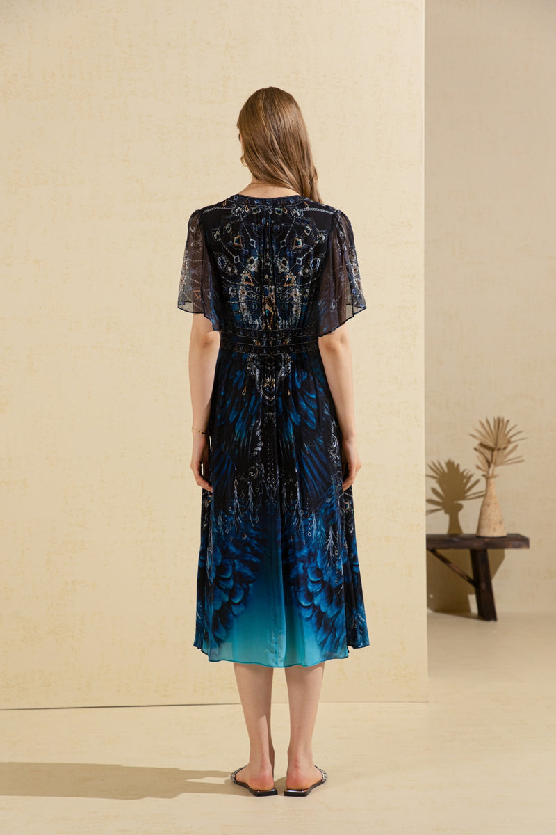 RABANNE PRINTED DRESS