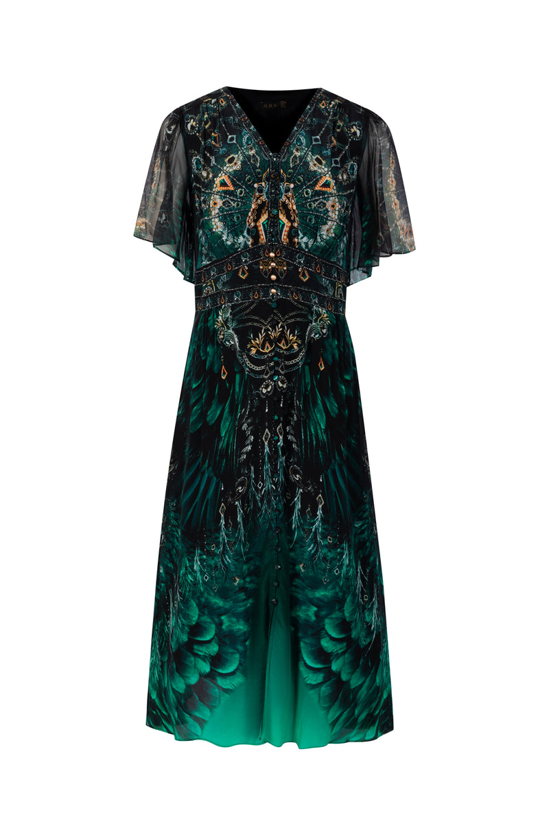 RABANNE PRINTED DRESS