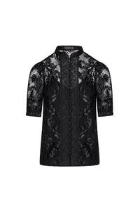 YVETTE SHORT SLEEVES BLOUSE