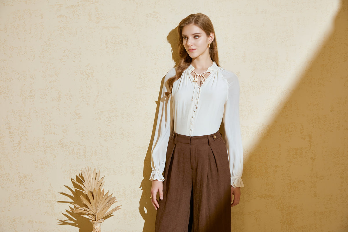 MONIQUE SILK BLOUSE