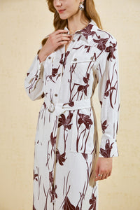 FLEUR LONG SLEEVES DRESS