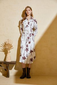 FLEUR LONG SLEEVES DRESS
