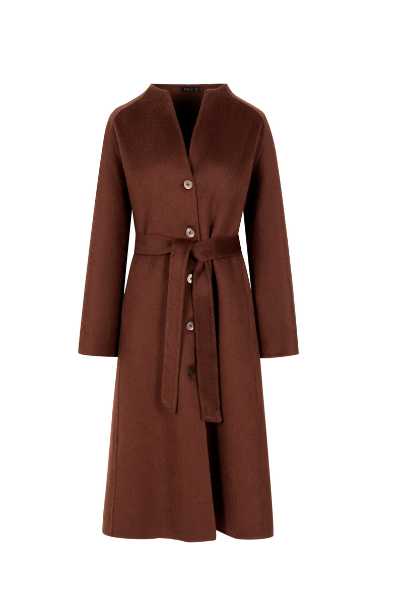 LAUREN BELTED LONG COAT