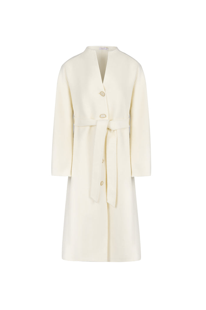 LAUREN BELTED LONG COAT
