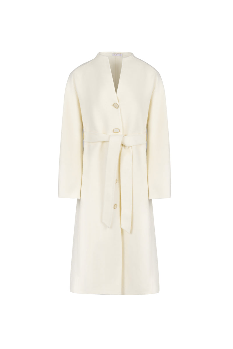 LAUREN BELTED LONG COAT