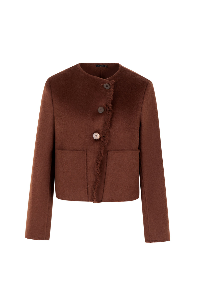 LAUREN WOOL SHORT COAT