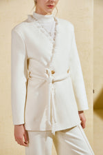 LAUREN WOOL BELTED COAT