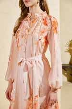 INES TENCEL LONG DRESS