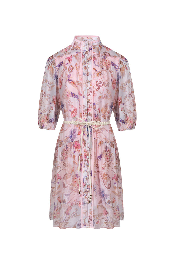 ALEXANDRA SHORT SLEEVE SHORT DRESS