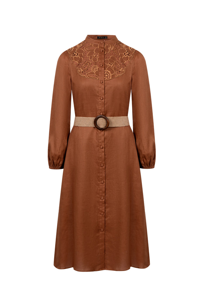 LEONIE LINEN DRESS