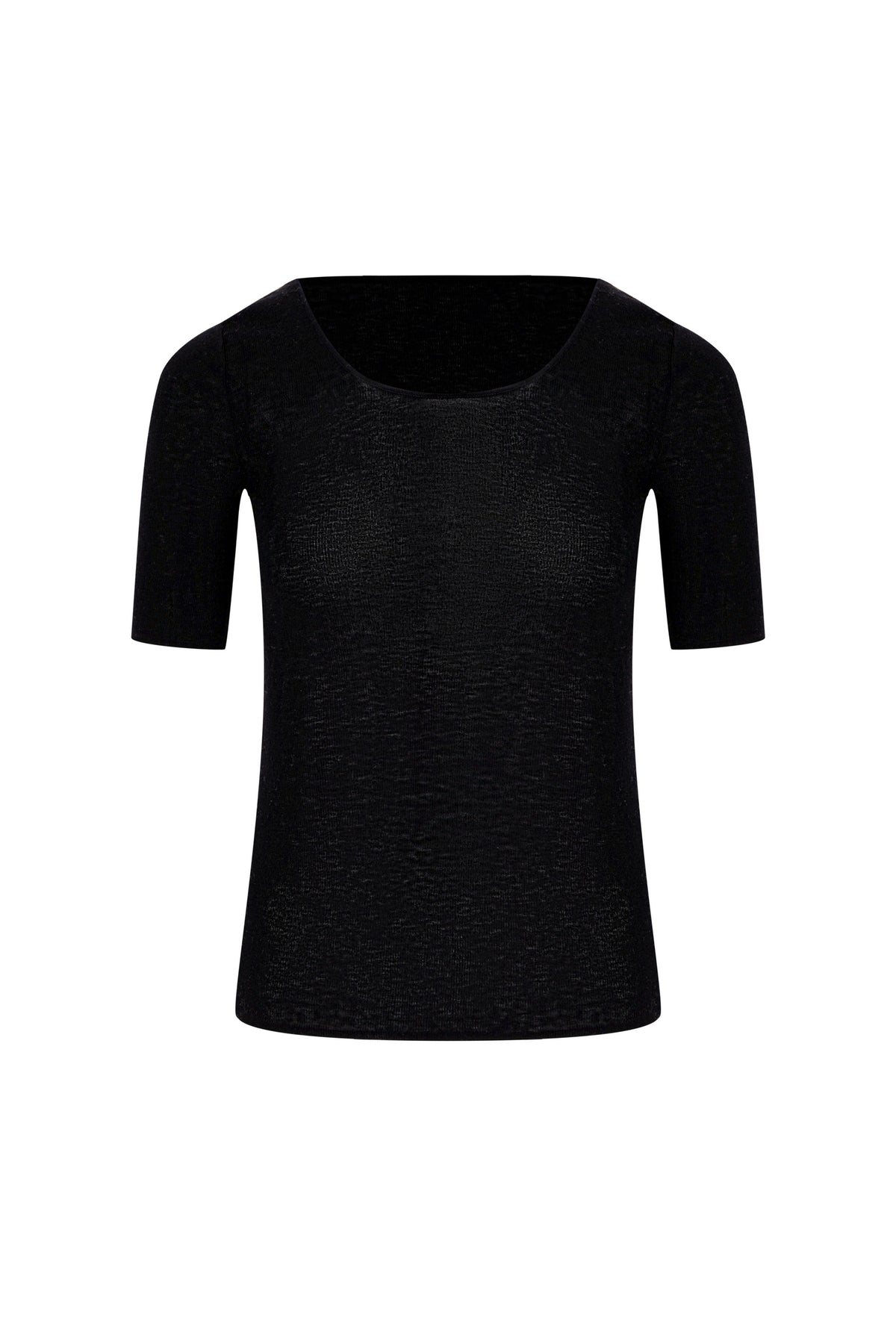 NYLA SHORT SLEEVES WOOL SWEATER