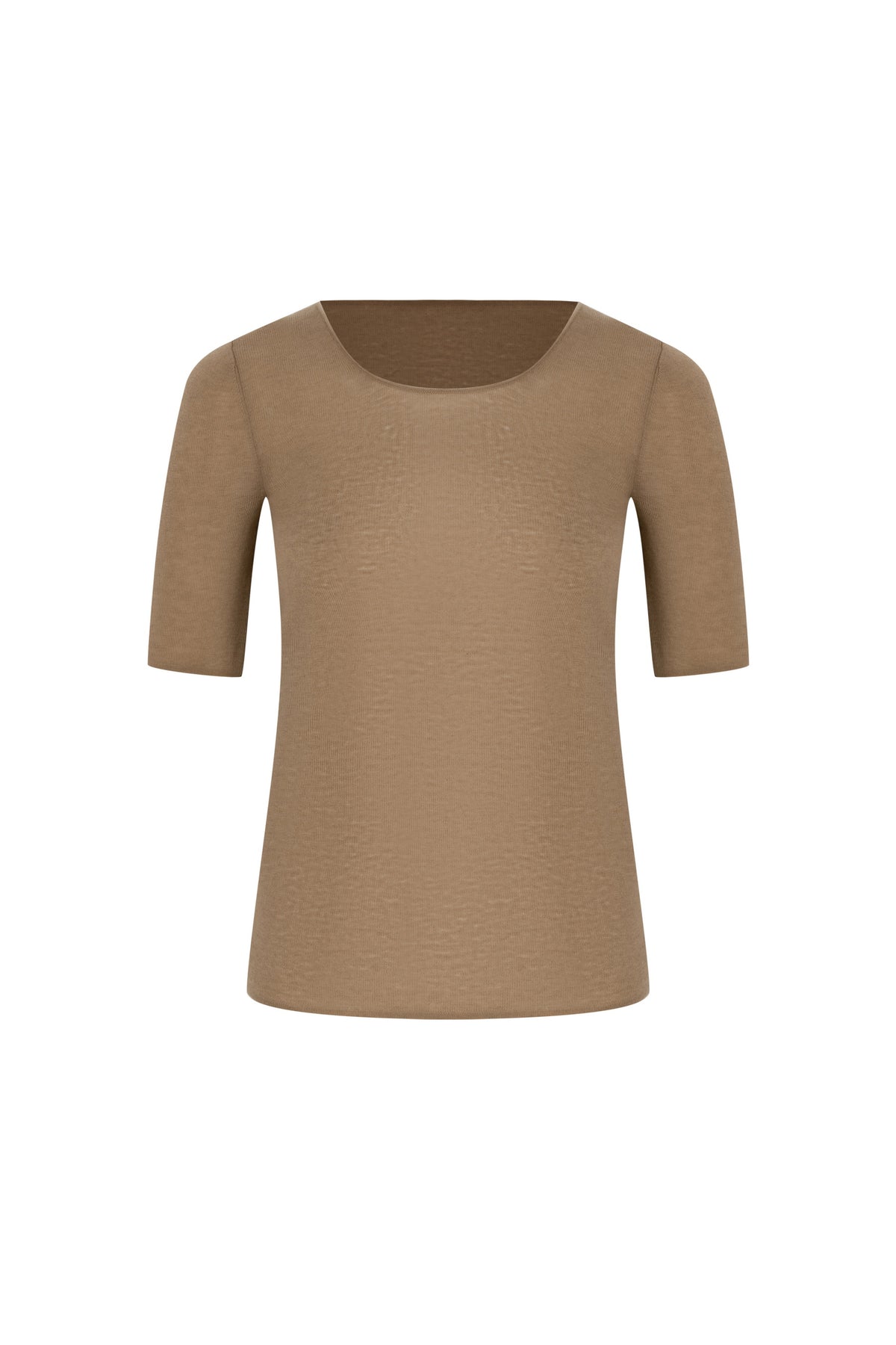 NYLA SHORT SLEEVES WOOL SWEATER