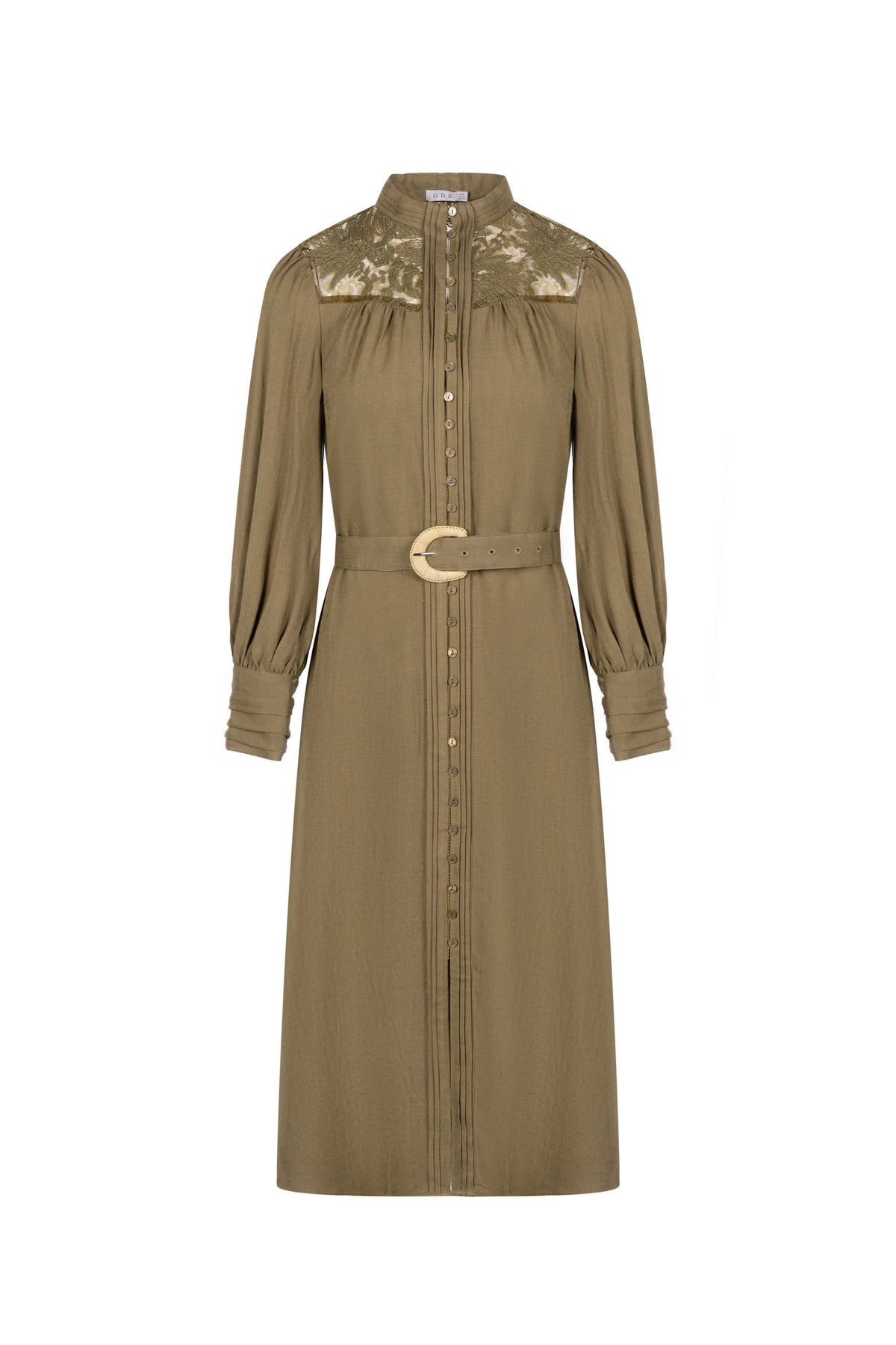 ILA LACE  LONG SLEEVES LONG DRESS