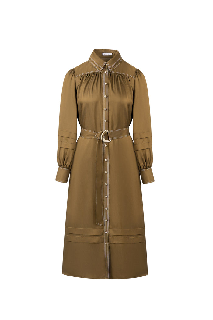 CELINE  LONG SLEEVES LONG DRESS