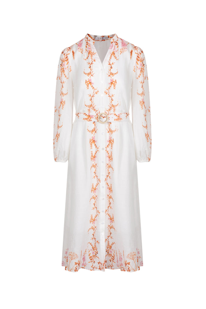 NICOLETTE LONG SLEEVES LONG DRESS