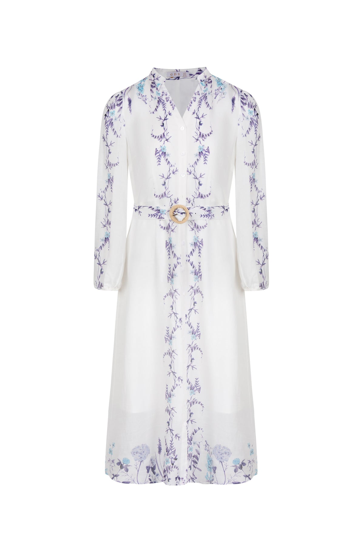 NICOLETTE LONG SLEEVES LONG DRESS