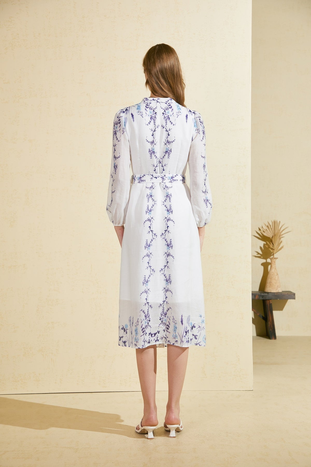 NICOLETTE LONG SLEEVES LONG DRESS