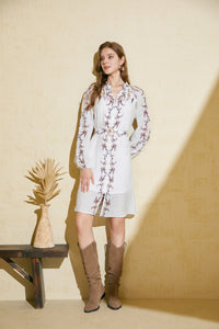 LOURDES PRINTED DRESS