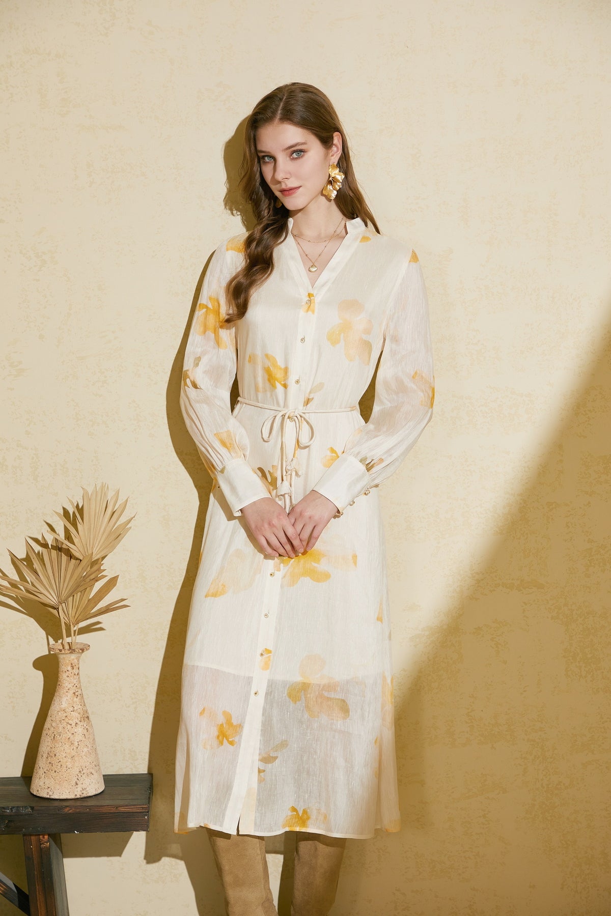 FAE PRINTED LONG DRESS