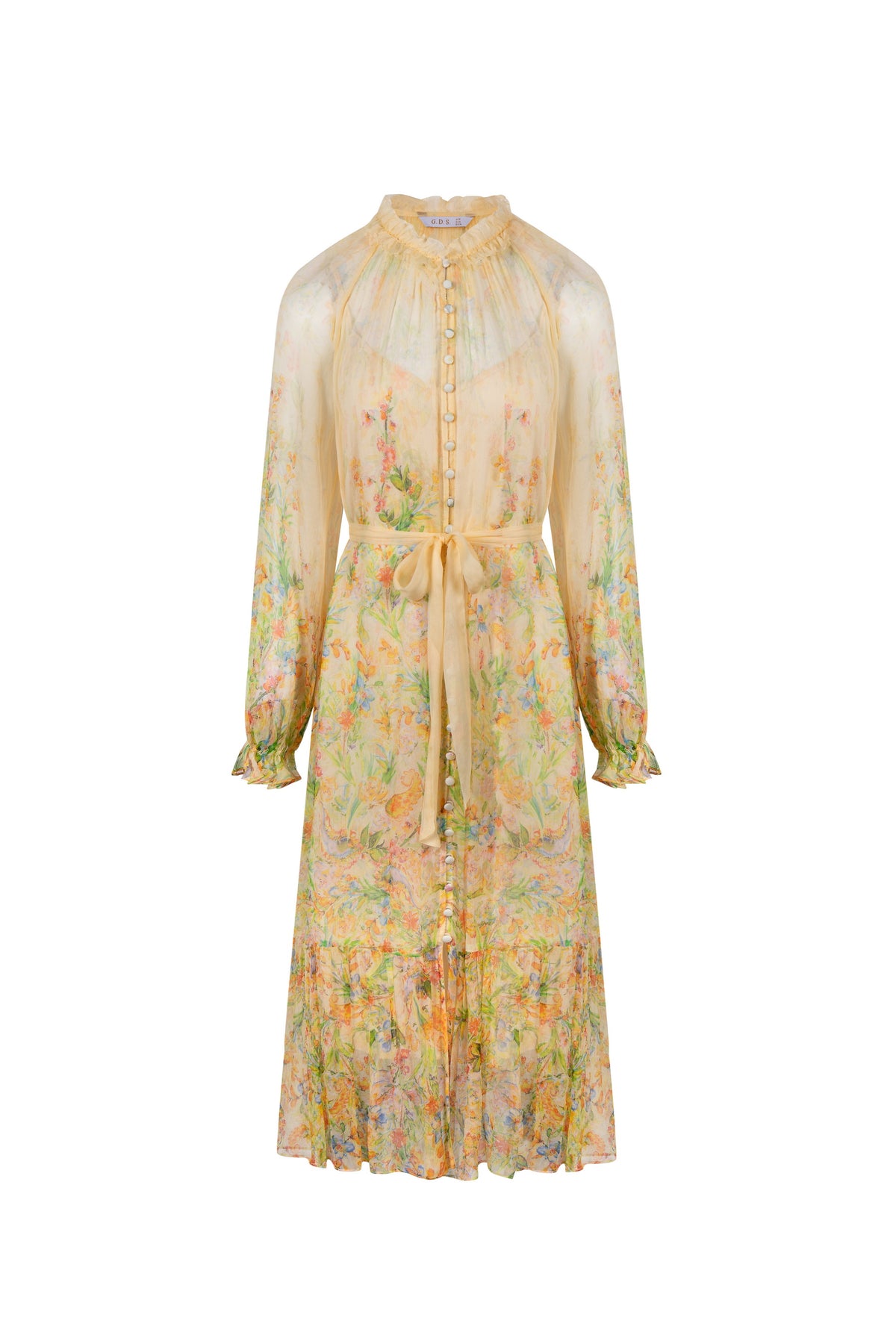 VIOLA SILK LONG DRESS
