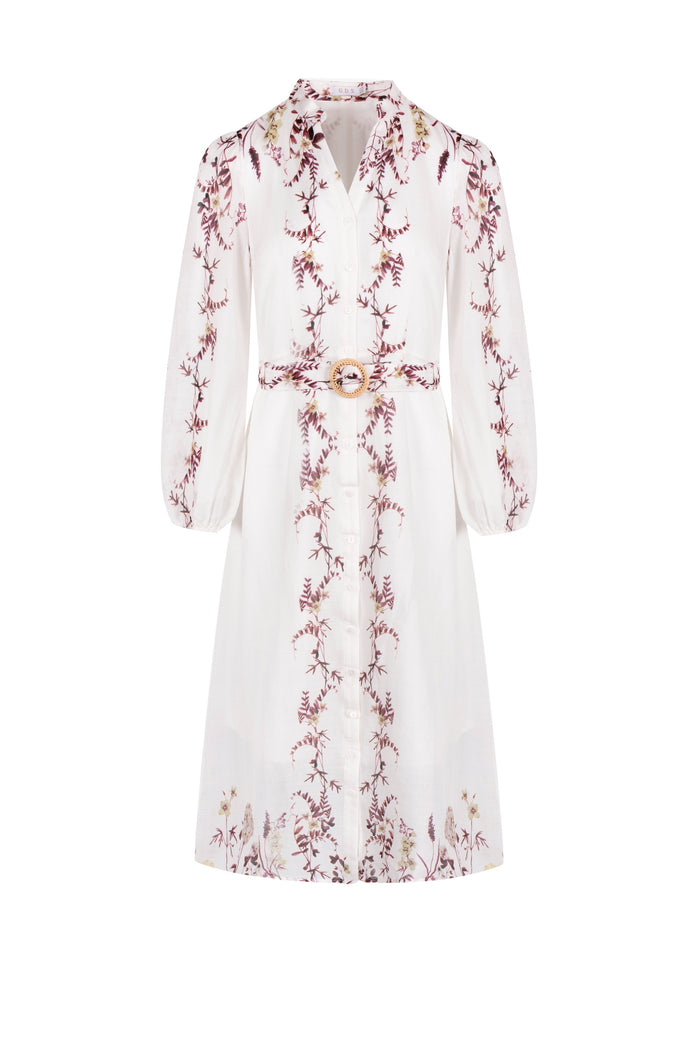 NICOLETTE LONG SLEEVES LONG DRESS