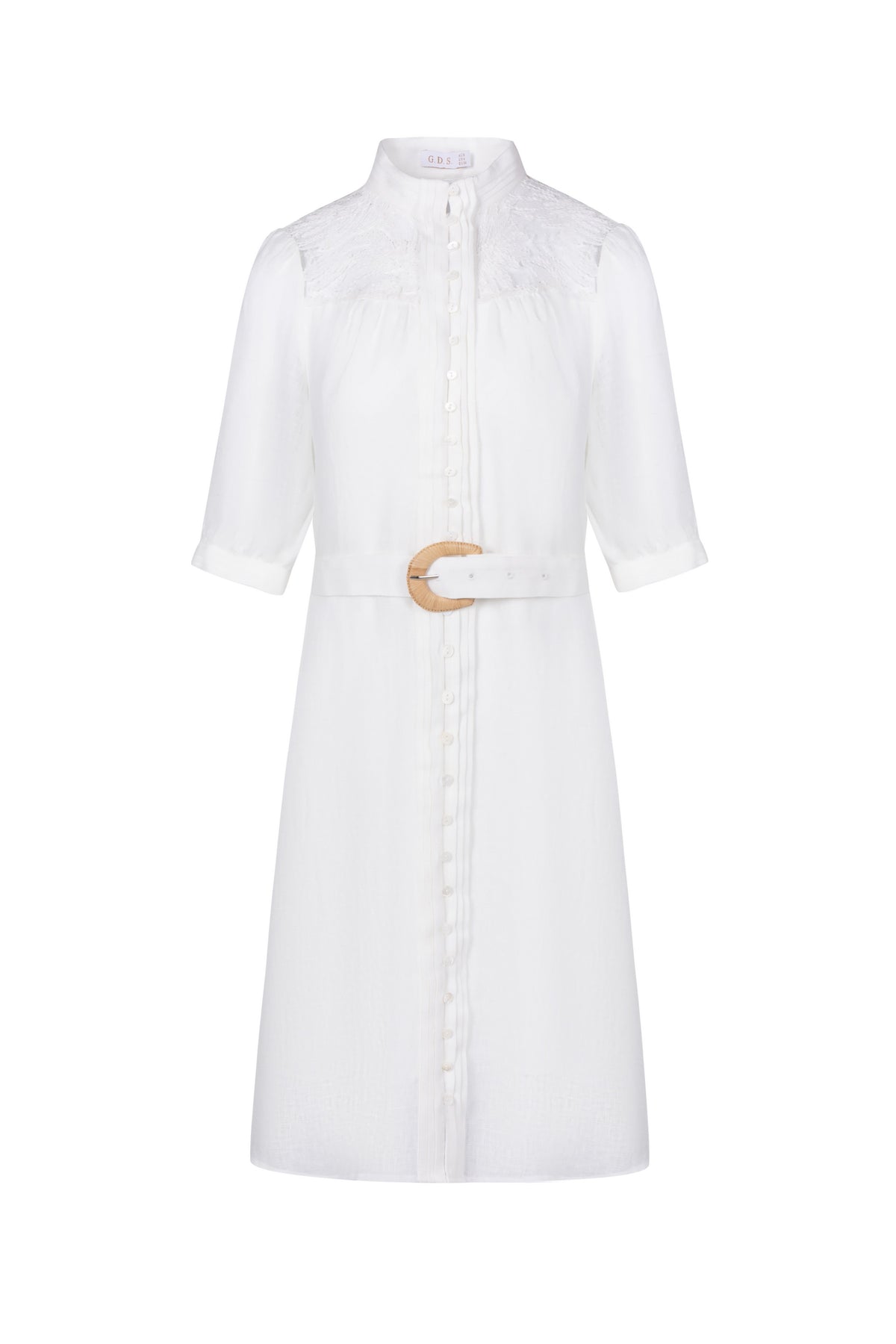 ILA LACE SHORT SLEEVES SHORT DRESS
