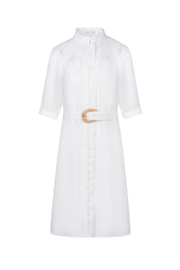 ILA LACE SHORT SLEEVES SHORT DRESS