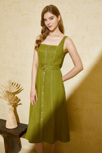 EMILY LINEN SLIP DRESS