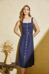 EMILY LINEN SLIP DRESS