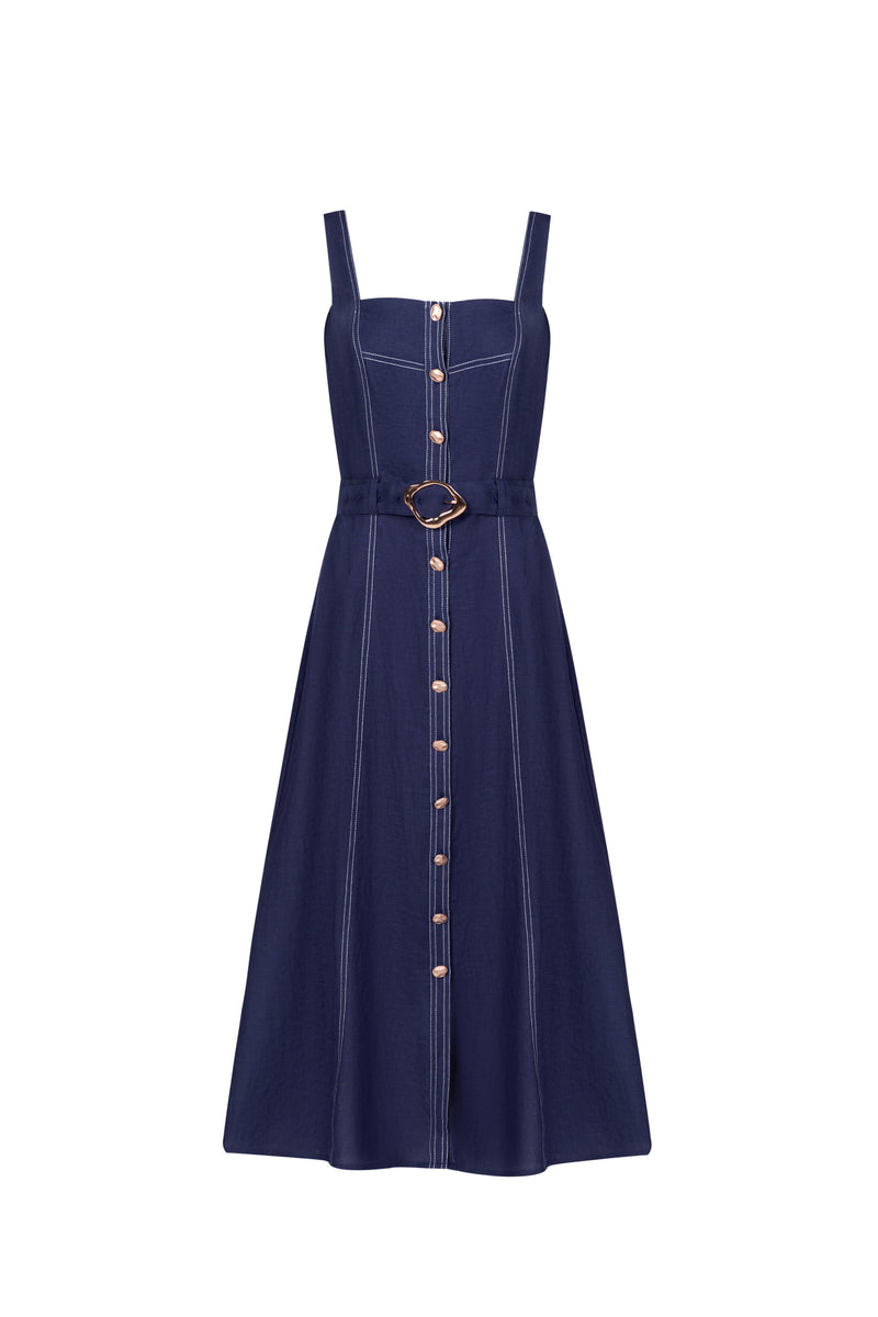 EMILY LINEN SLIP DRESS