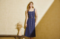 EMILY LINEN SLIP DRESS