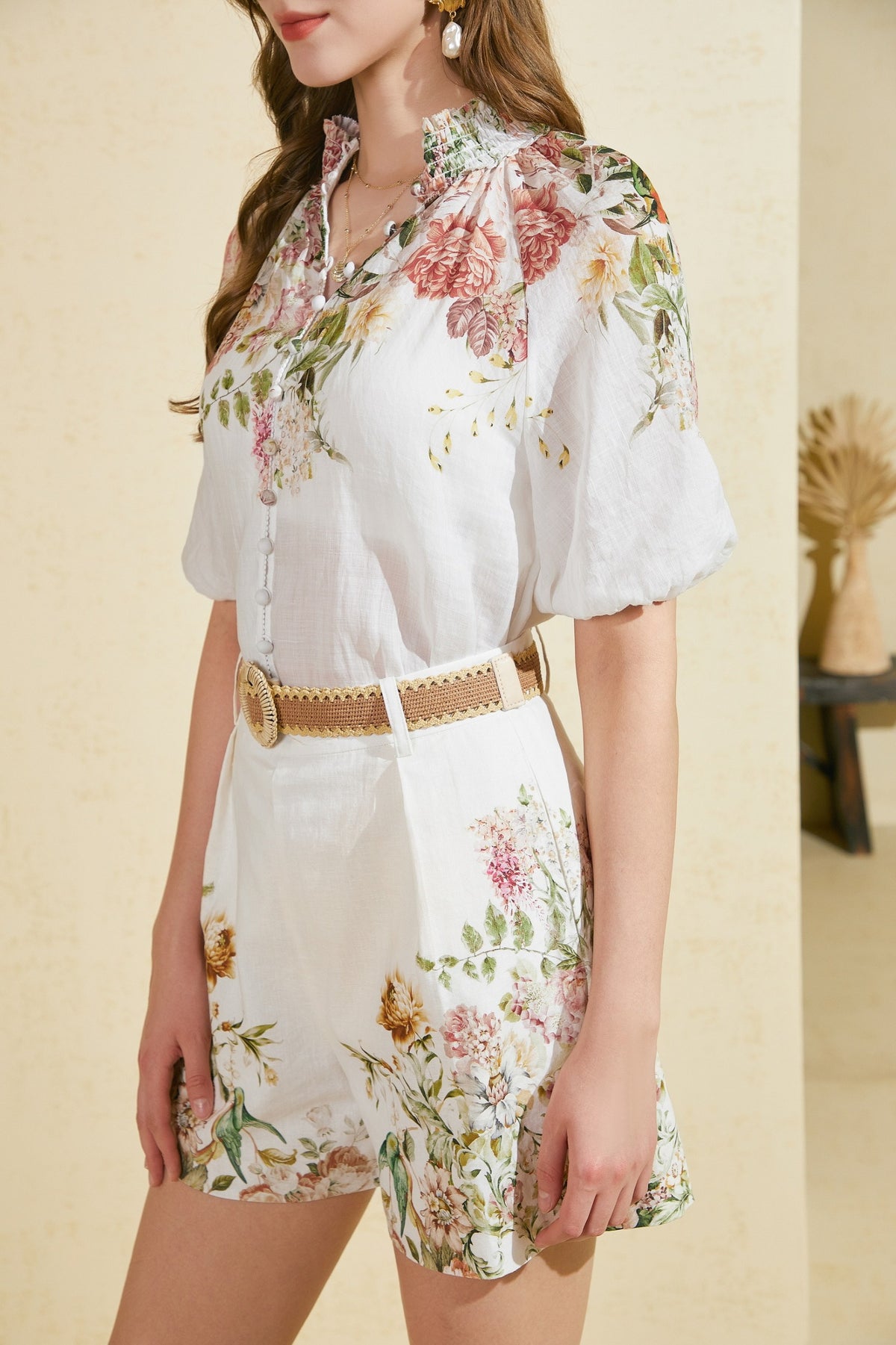 NATHAN PRINTED BLOUSE