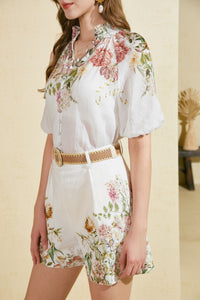 NATHAN PRINTED BLOUSE