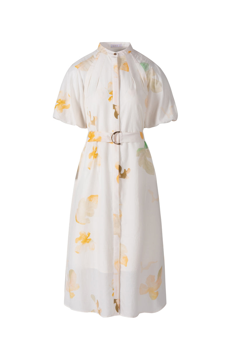 FAE PRINTED SHORT SLEEVES DRESS