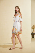 PERLA PRINTED SHORT DRESS