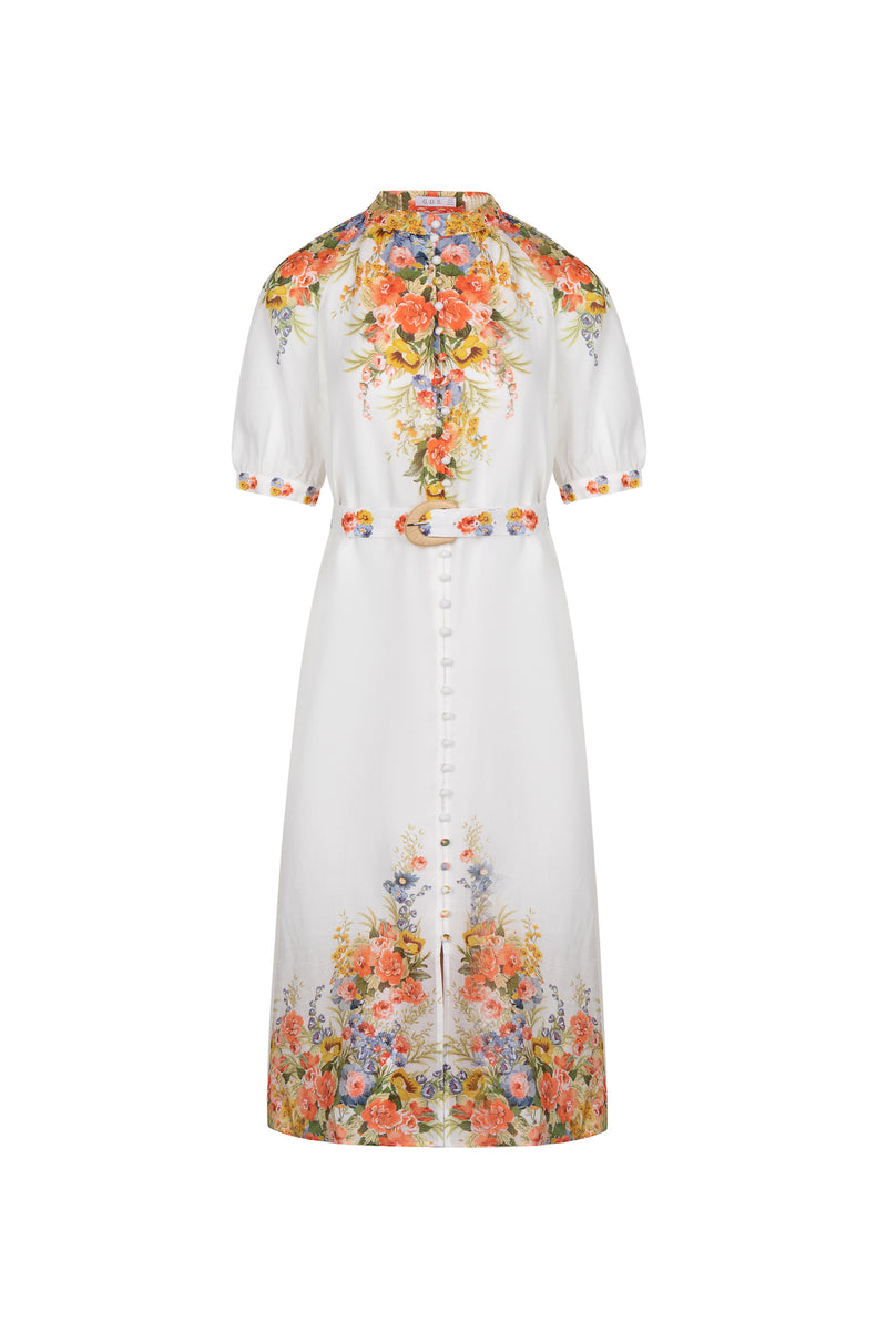 PERLA PRINTED LONG DRESS