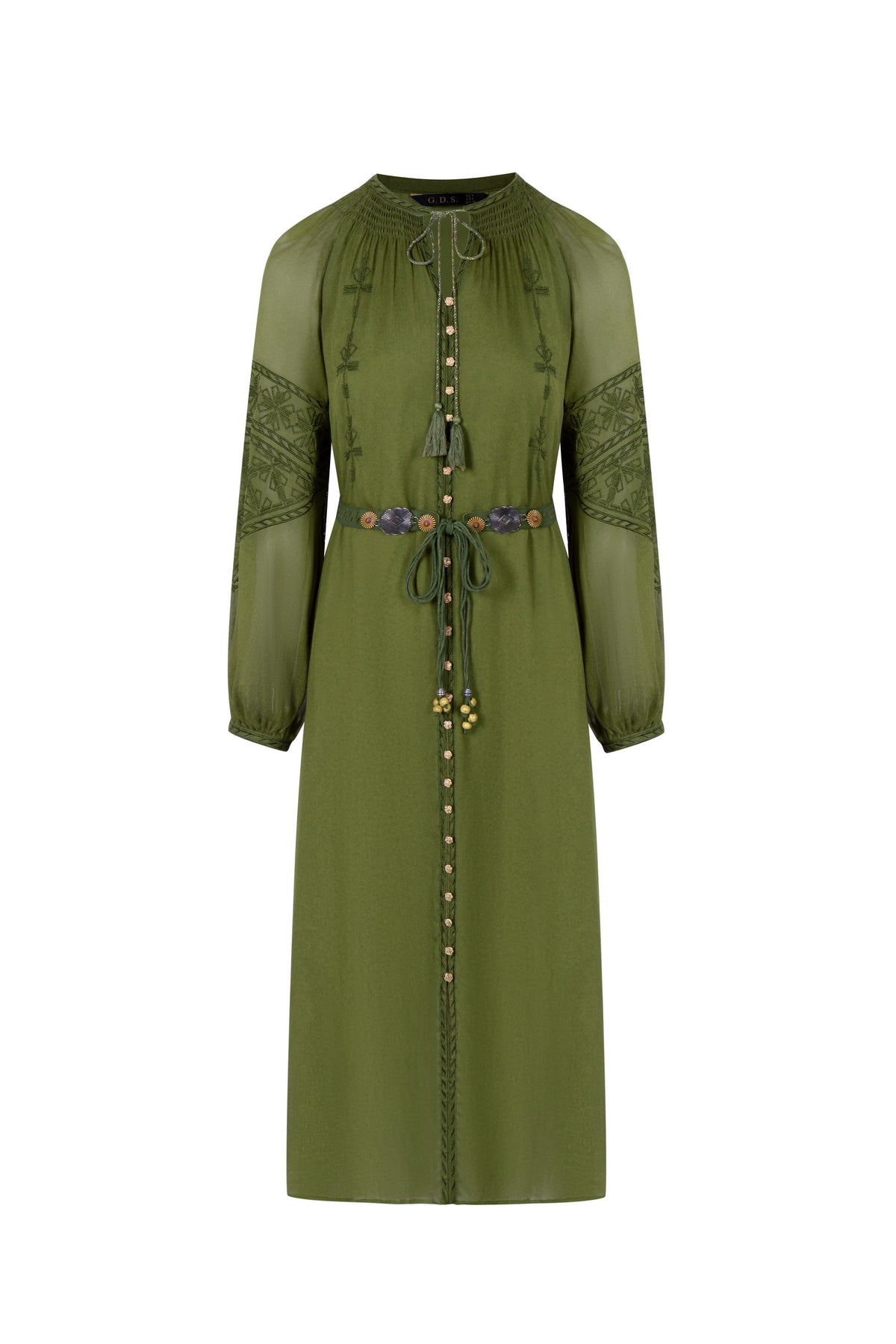 ISABELLA EMBROIDERED LONG DRESS