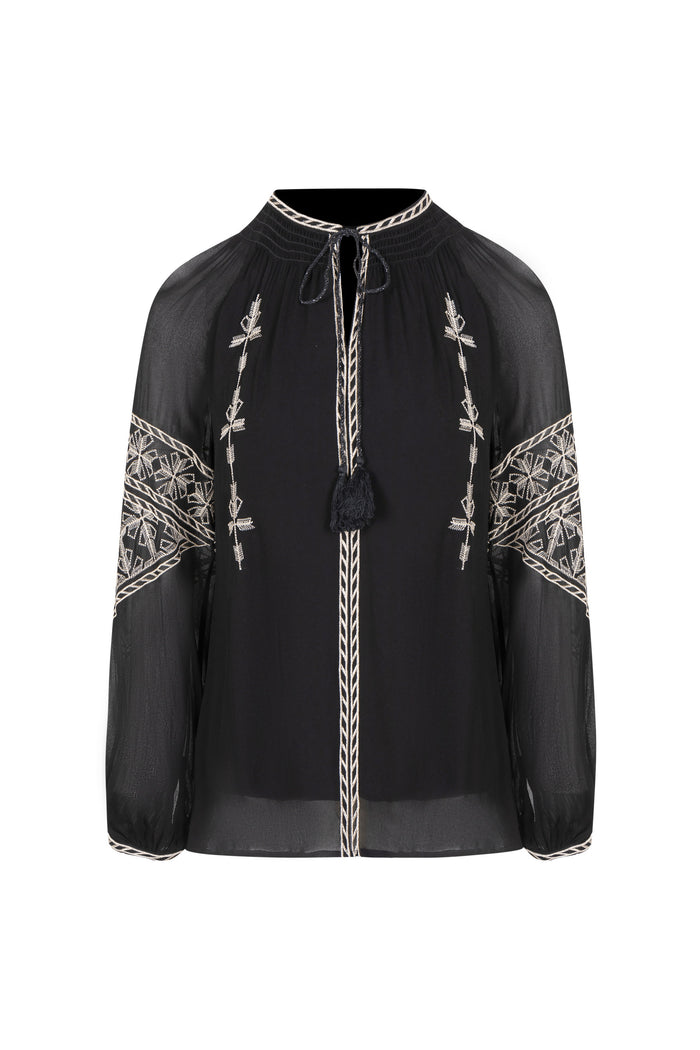 ISABELLA EMBROIDERED BLOUSE