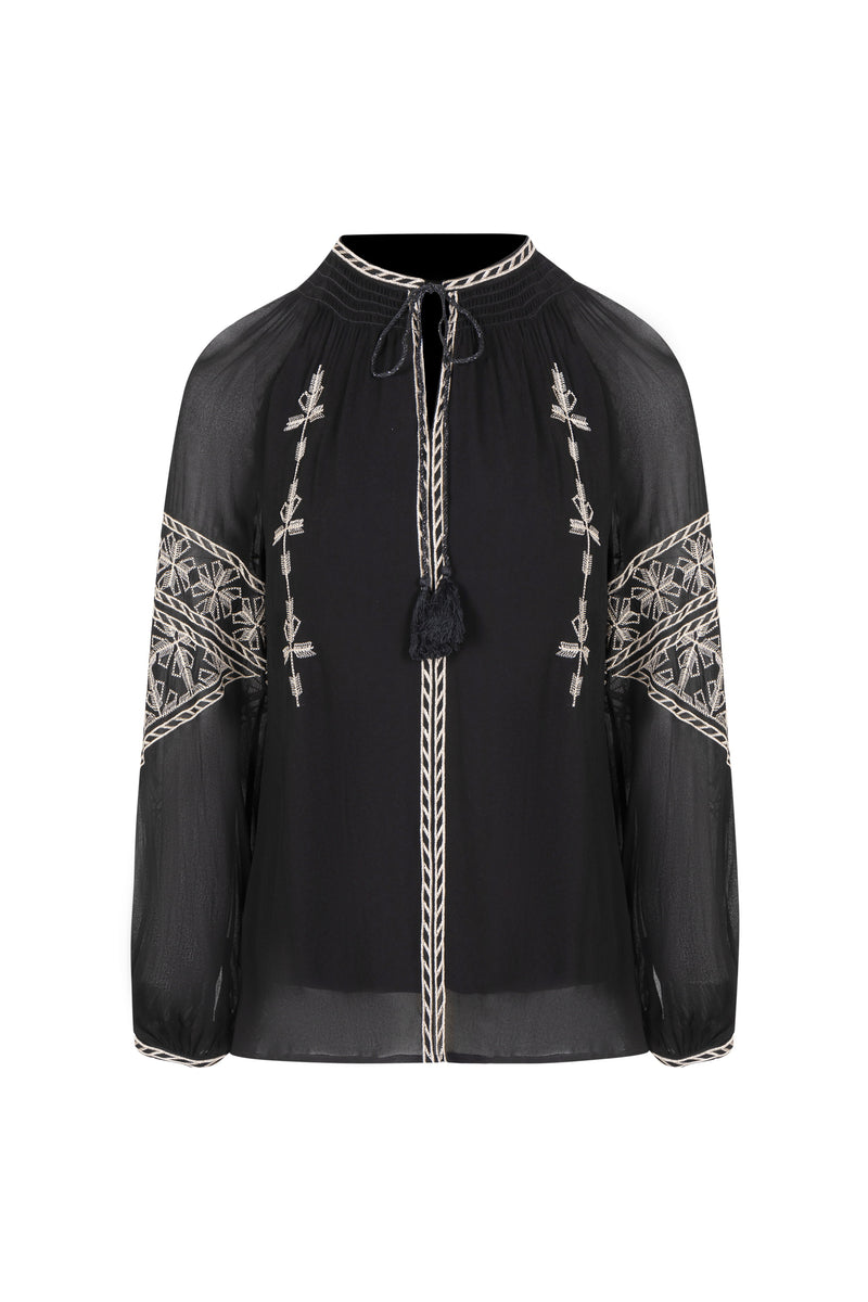 ISABELLA EMBROIDERED BLOUSE