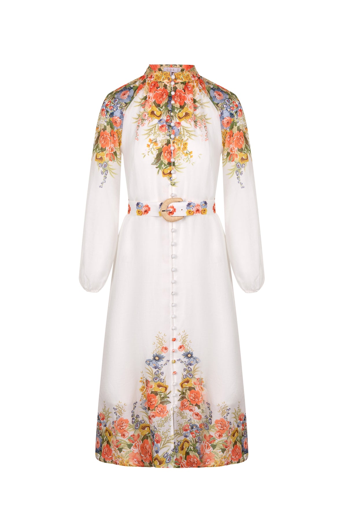 PERLA LONG SLEEVES LONG DRESS