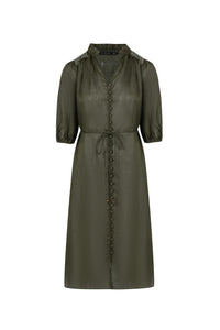 EDDA LINEN LACE DRESS