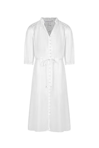 EDDA LINEN LACE DRESS