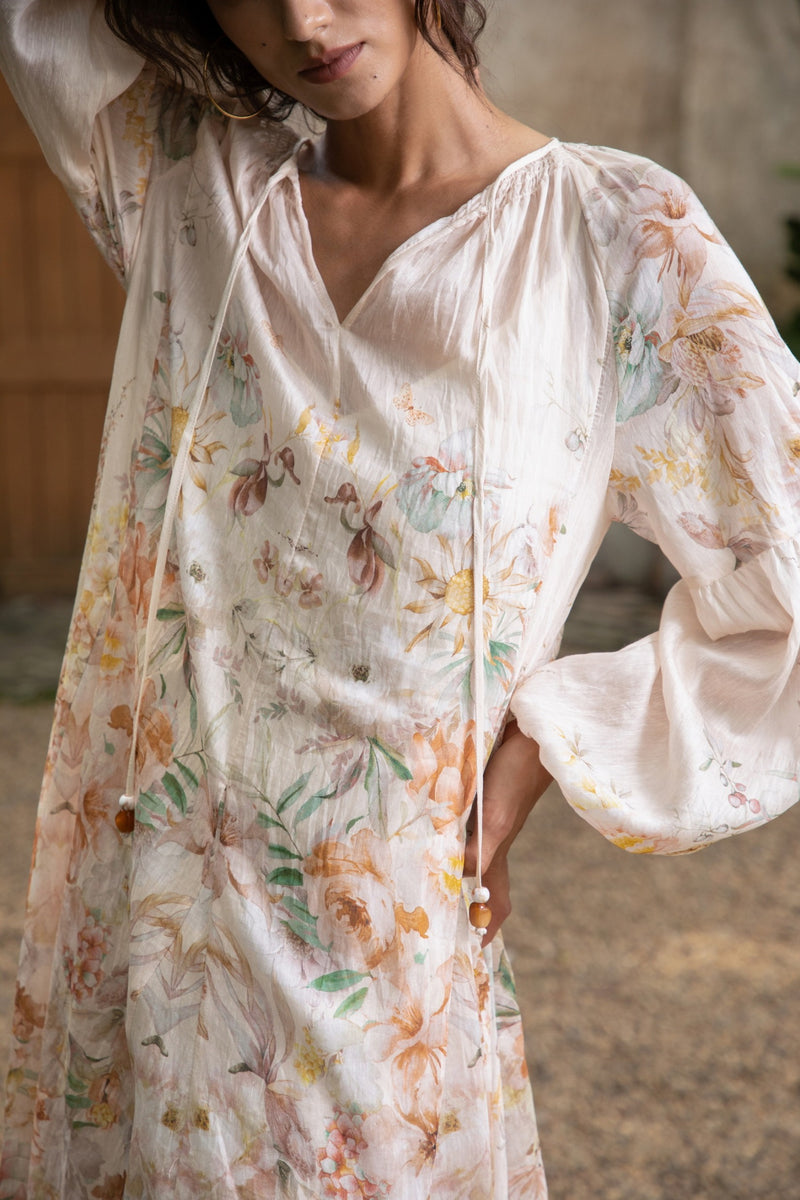 ATTICUS LONG SLEEVE PRINTED DRESS