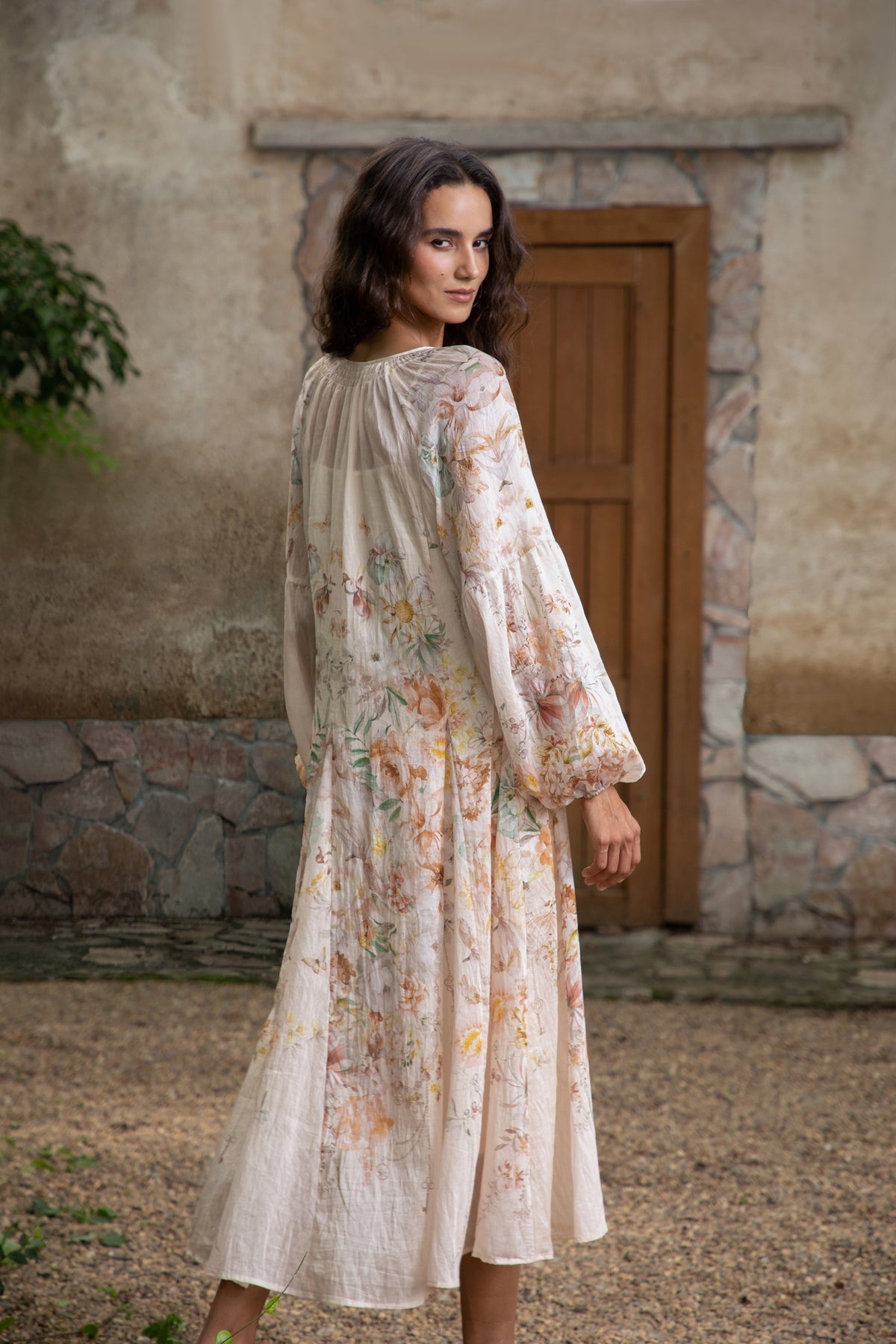ATTICUS LONG SLEEVES PRINTED DRESS