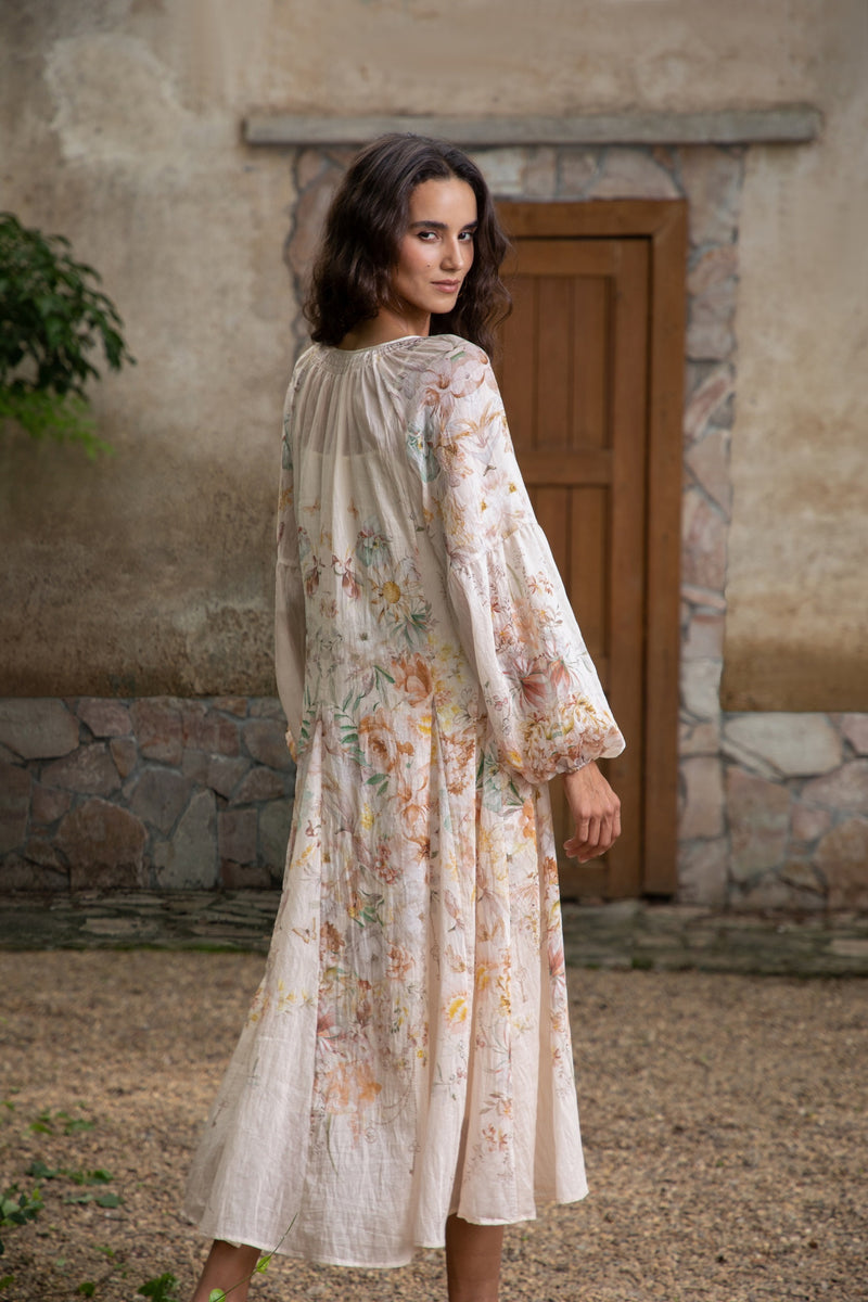 ATTICUS LONG SLEEVE PRINTED DRESS