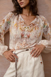 ATTICUS PRINTED BLOUSE