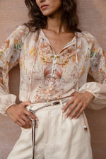 ATTICUS PRINTED BLOUSE