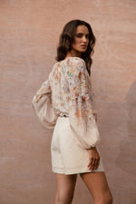 ATTICUS PRINTED BLOUSE