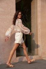 ATTICUS PRINTED BLOUSE