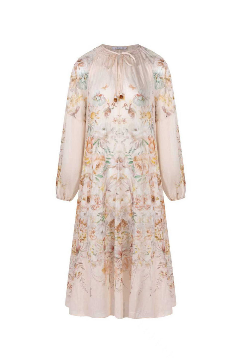 ATTICUS LONG SLEEVE PRINTED DRESS